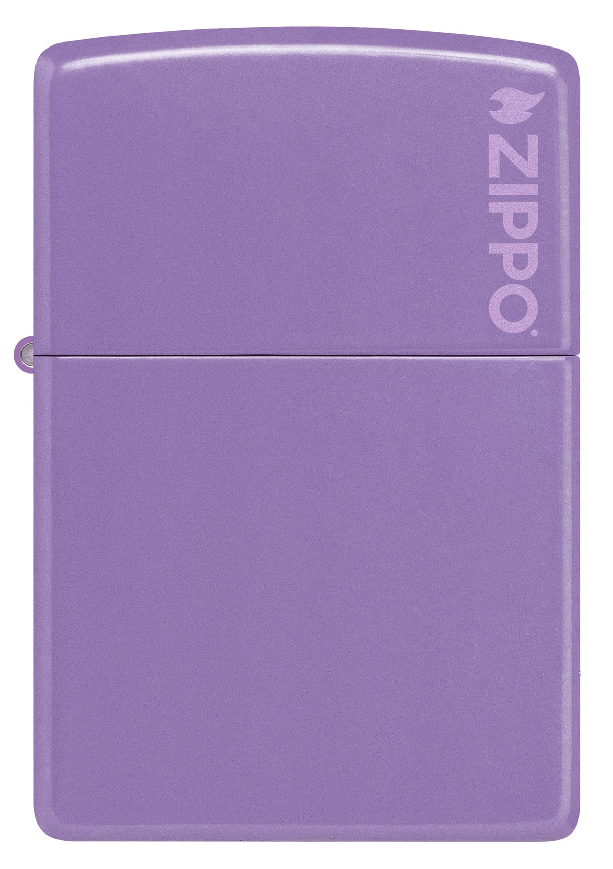 Zippo Logo Smoky Lavender Windproof Pocket Fuel Refillable Lighter, BIS Certified