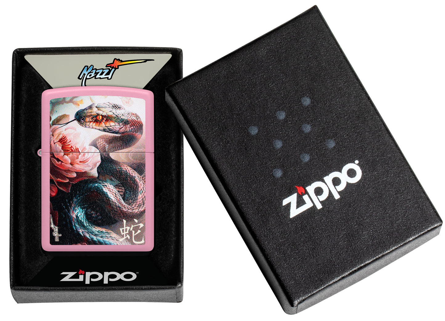 Zippo Mazzi Model Windproof Pocket Fuel Refillable Lighter, BIS Certified