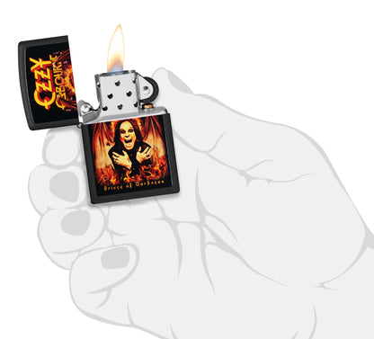 Zippo Ozzy Osboume Model Windproof Pocket Fuel Refillable Lighter, BIS Certified