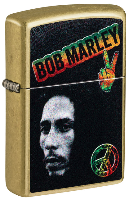 Zippo Bob Marley Model Windproof Pocket Fuel Refillable Lighter, BIS Certified