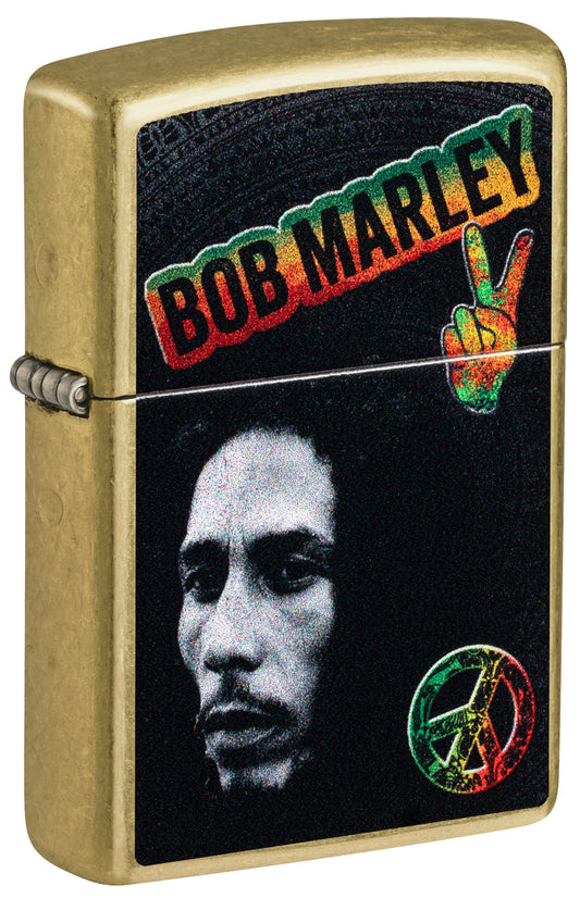 Zippo Bob Marley Model Windproof Pocket Fuel Refillable Lighter, BIS Certified