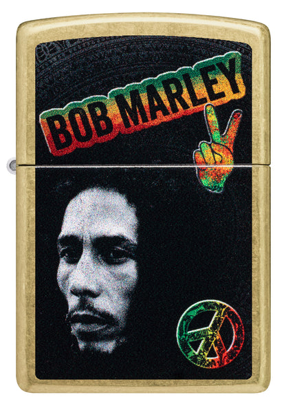 Zippo Bob Marley Model Windproof Pocket Fuel Refillable Lighter, BIS Certified