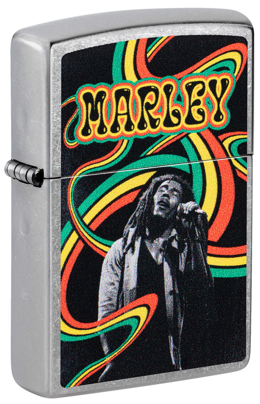 Zippo Bob Marley Model Windproof Pocket Fuel Refillable Lighter, BIS Certified
