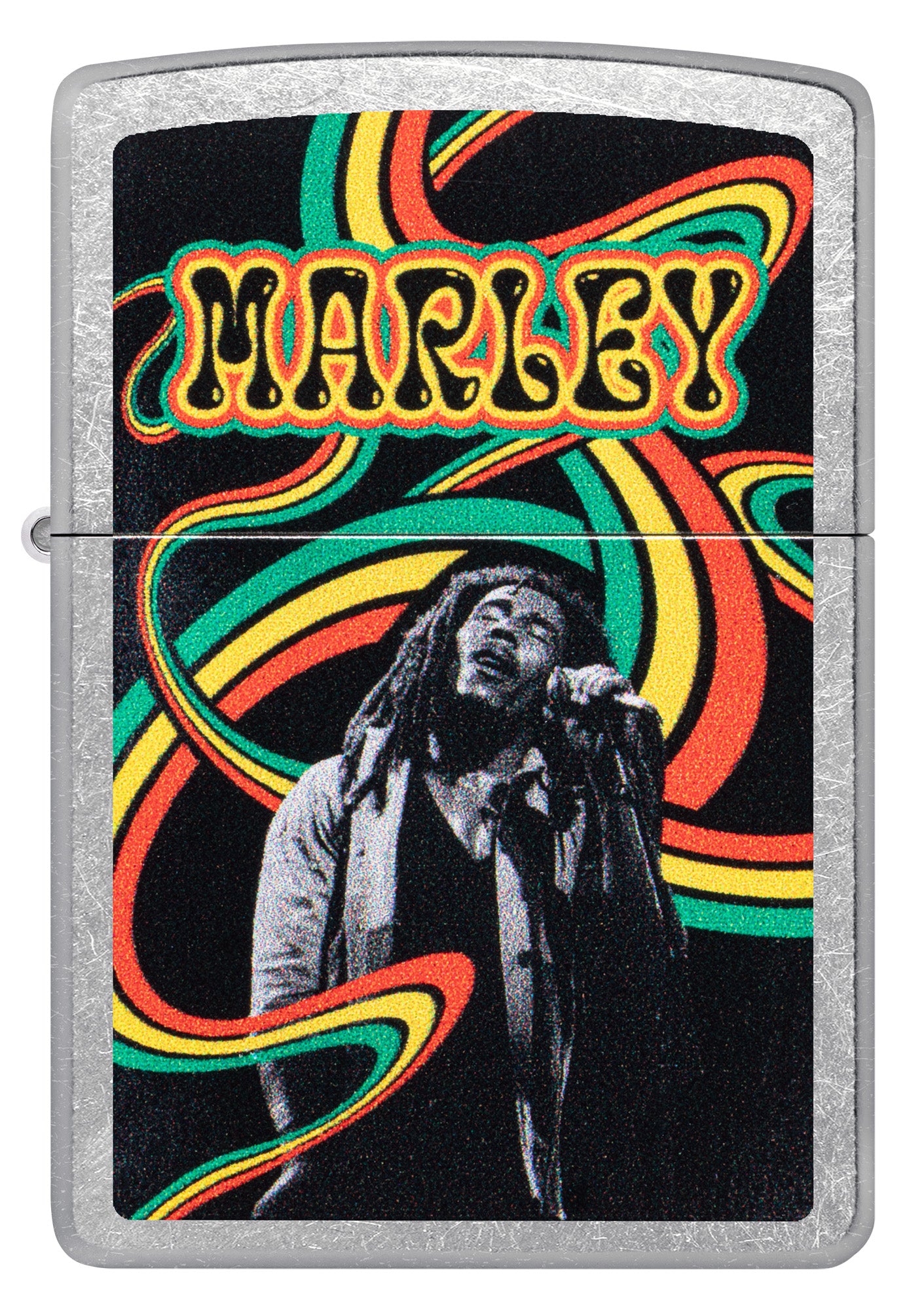 Zippo Bob Marley Model Windproof Pocket Fuel Refillable Lighter, BIS Certified