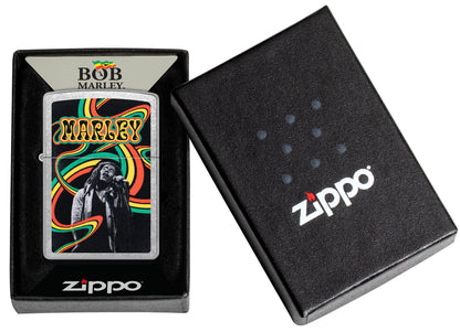 Zippo Bob Marley Model Windproof Pocket Fuel Refillable Lighter, BIS Certified