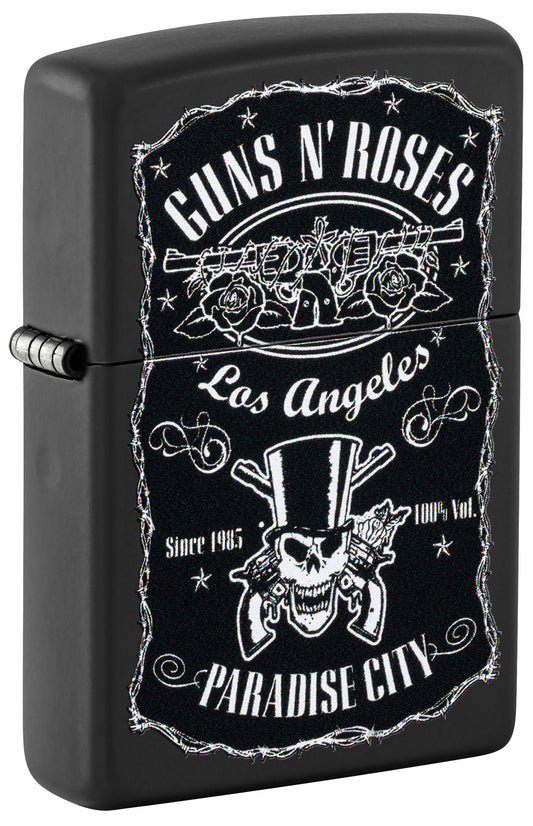 Zippo Guns N Roses Model Windproof Pocket Fuel Refillable Lighter, BIS Certified