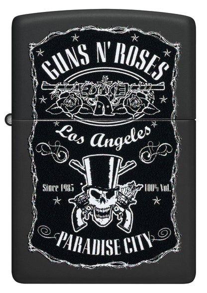 Zippo Guns N Roses Model Windproof Pocket Fuel Refillable Lighter, BIS Certified