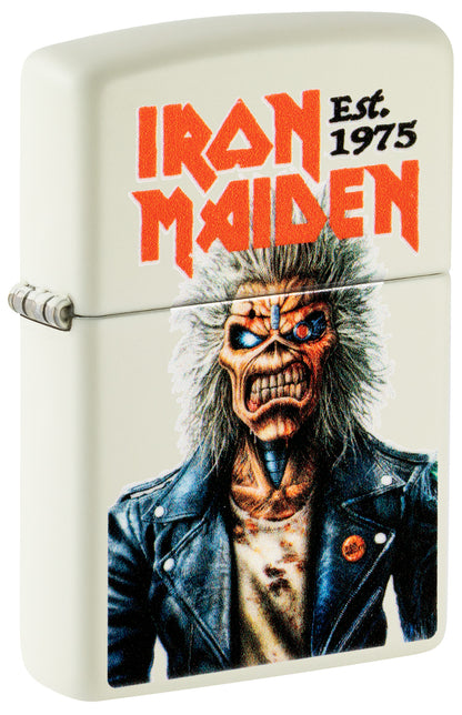 Zippo Iron Maiden Model Windproof Pocket Fuel Refillable Lighter, BIS Certified