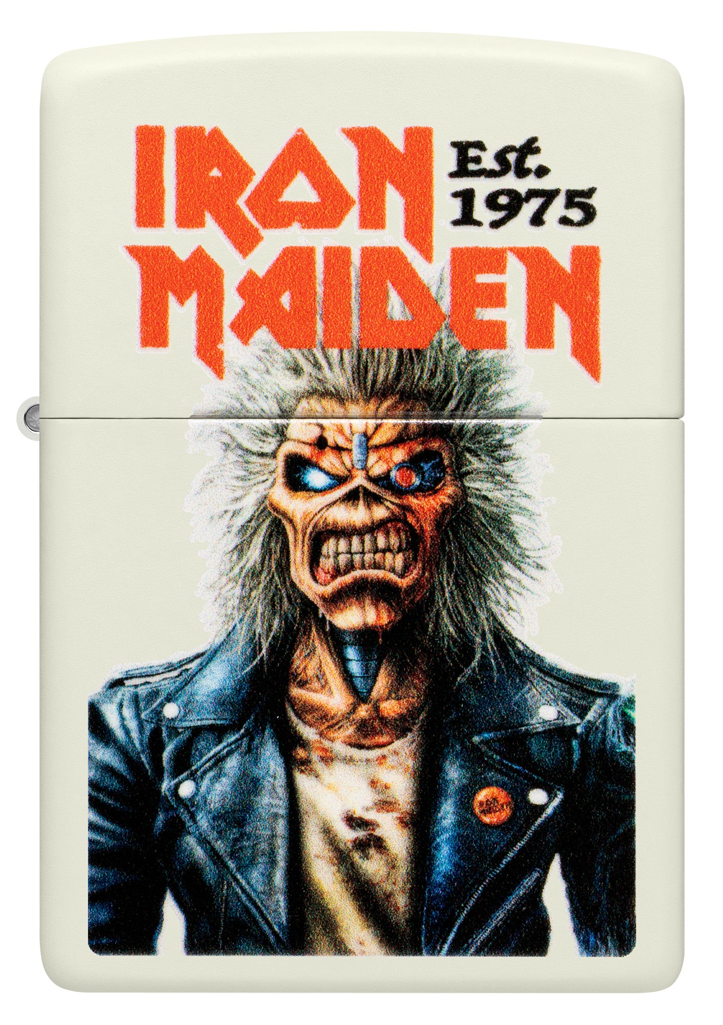 Zippo Iron Maiden Model Windproof Pocket Fuel Refillable Lighter, BIS Certified