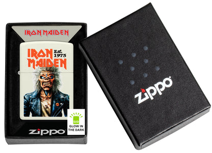 Zippo Iron Maiden Model Windproof Pocket Fuel Refillable Lighter, BIS Certified