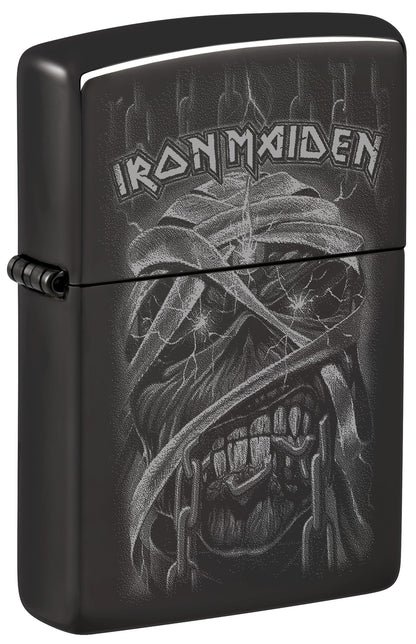 Zippo Iron Maiden Model Windproof Pocket Fuel Refillable Lighter, BIS Certified