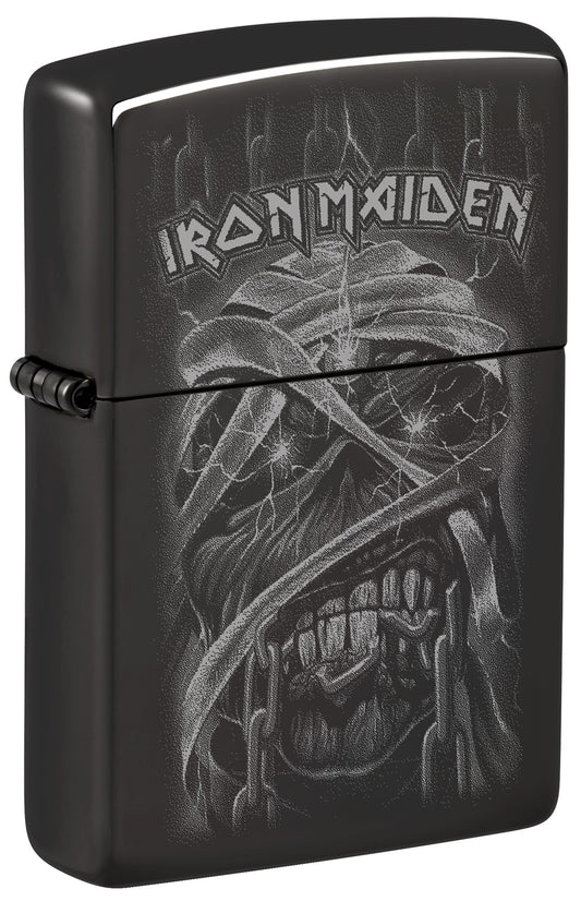 Zippo Iron Maiden Model Windproof Pocket Fuel Refillable Lighter, BIS Certified