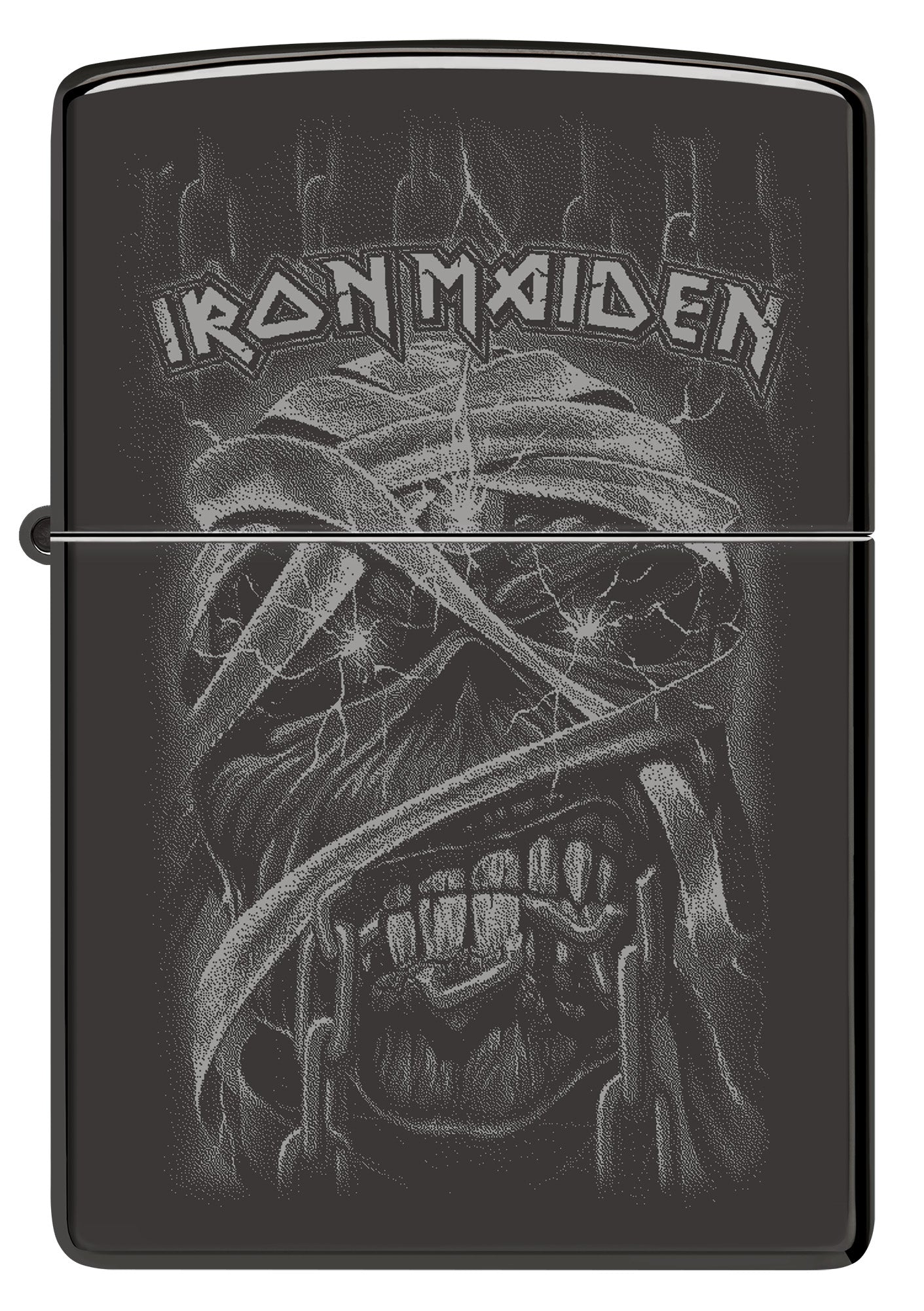 Zippo Iron Maiden Model Windproof Pocket Fuel Refillable Lighter, BIS Certified
