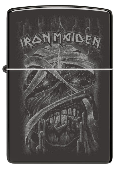 Zippo Iron Maiden Model Windproof Pocket Fuel Refillable Lighter, BIS Certified