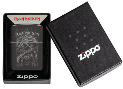Zippo Iron Maiden Model Windproof Pocket Fuel Refillable Lighter, BIS Certified