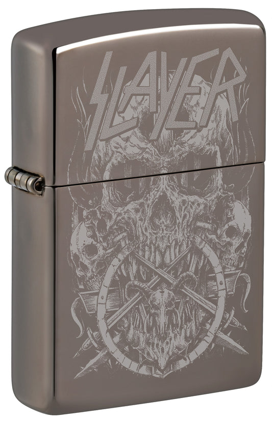 Zippo Slayer Model Windproof Pocket Fuel Refillable Lighter, BIS Certified