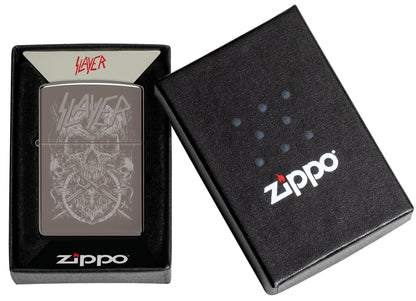 Zippo Slayer Model Windproof Pocket Fuel Refillable Lighter, BIS Certified