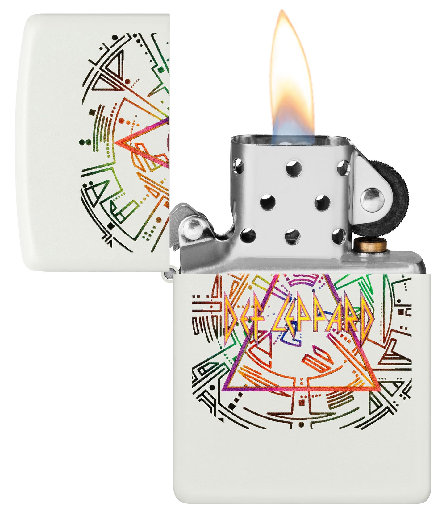 Zippo Def Leppard Model Windproof Pocket Fuel Refillable Lighter, BIS Certified
