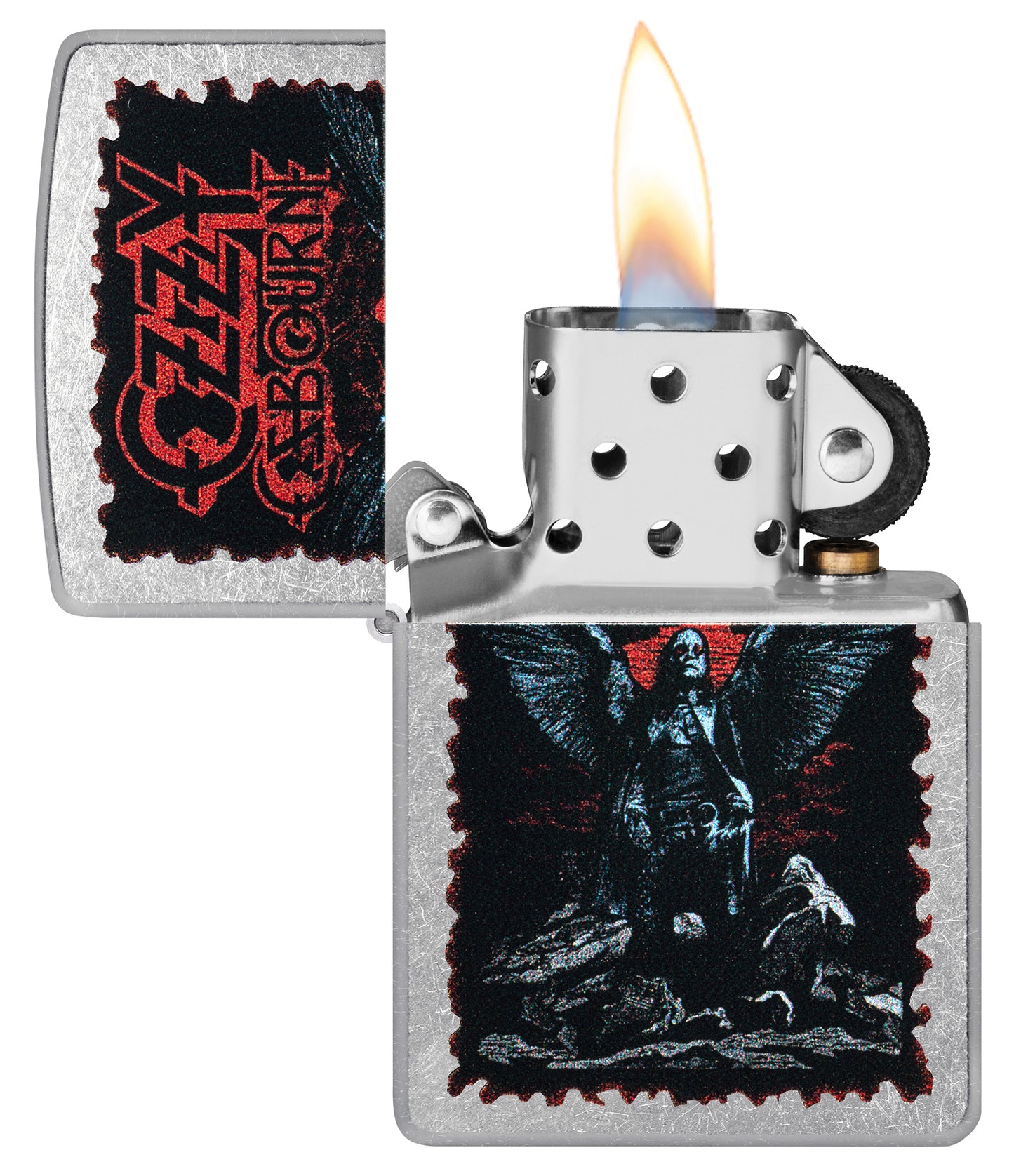 Zippo Ozzy Osbourne Model Windproof Pocket Fuel Refillable Lighter, BIS Certified