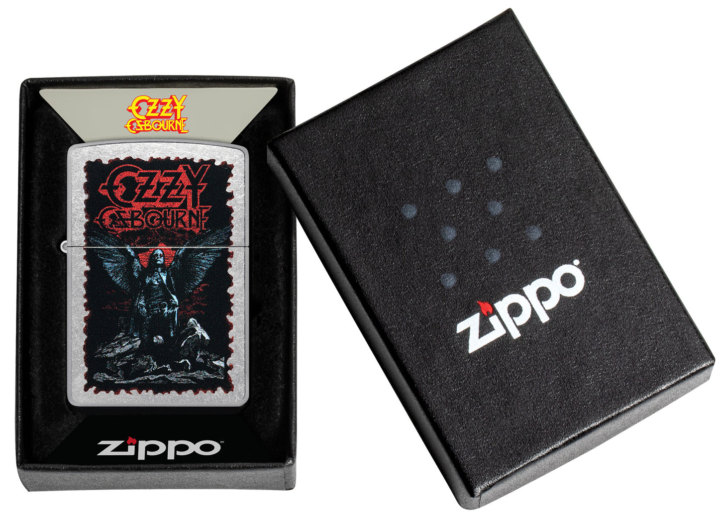 Zippo Ozzy Osbourne Model Windproof Pocket Fuel Refillable Lighter, BIS Certified