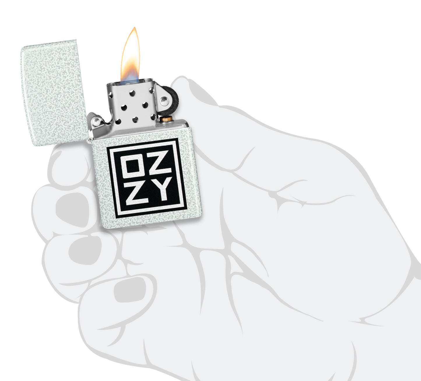 Zippo Ozzy Osbourne Model Windproof Pocket Fuel Refillable Lighter, BIS Certified