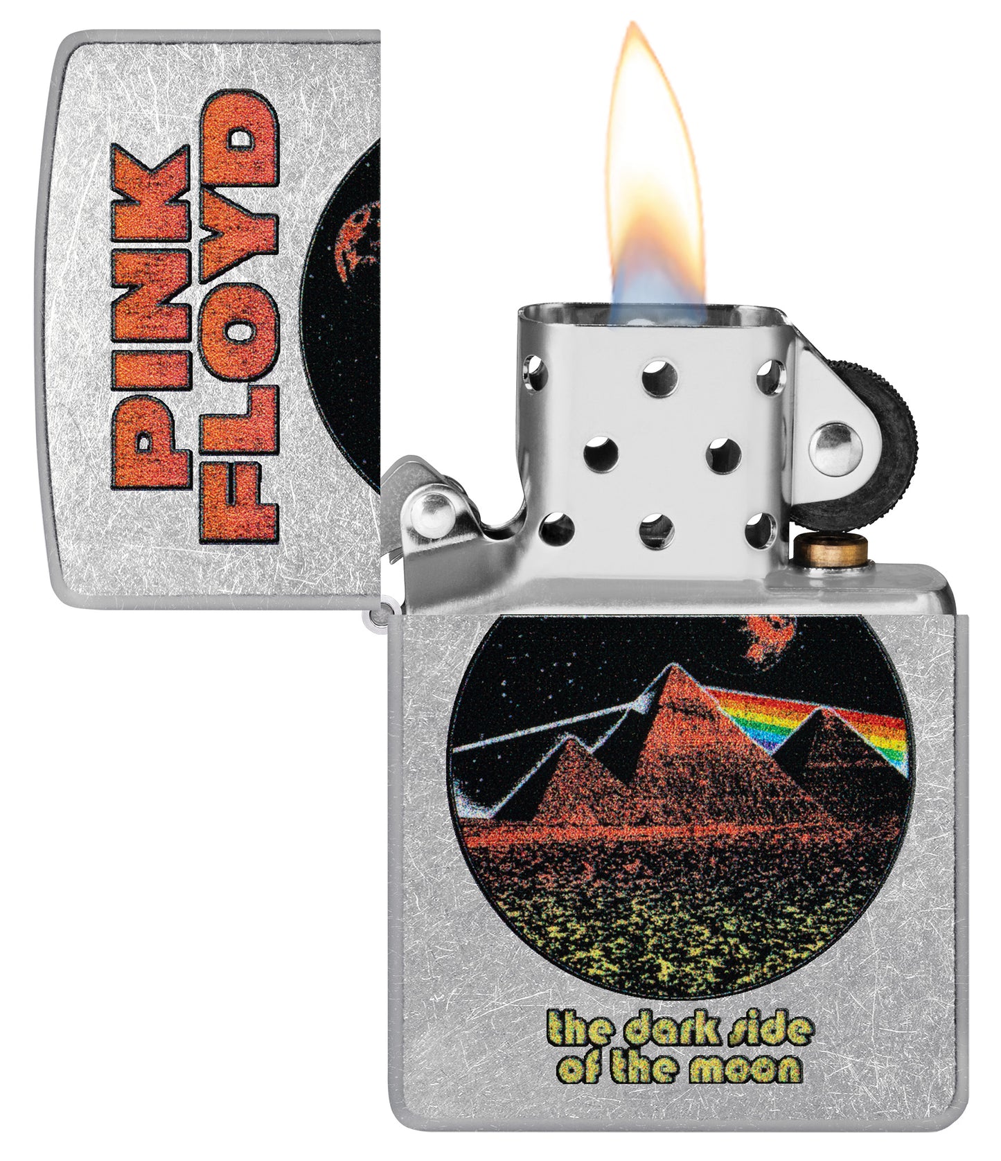 Zippo Pink Floyd Model Windproof Pocket Fuel Refillable Lighter, BIS Certified