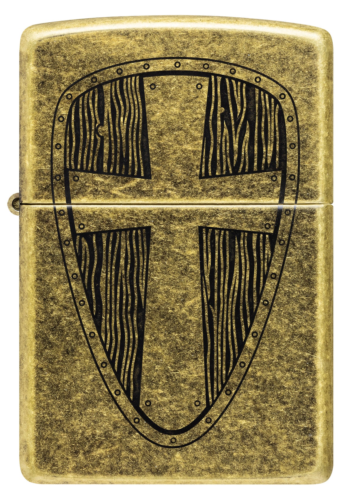Zippo Vintage Cross Design Windproof Pocket Fuel Refillable Lighter, BIS Certified