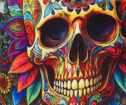 Zippo Colorful Skull Design Windproof Pocket Fuel Refillable Lighter, BIS Certified