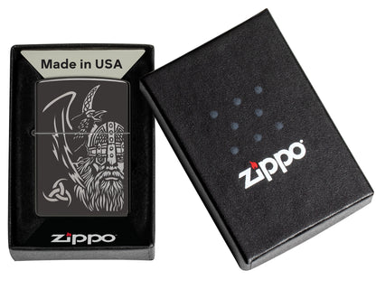Zippo Norse Design Windproof Pocket Fuel Refillable Lighter, BIS Certified