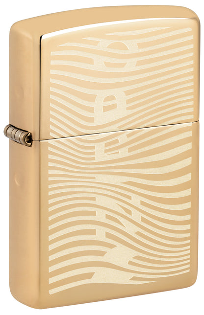 Zippo Illusion Lighter and Rolling Tray Windproof Pocket Fuel Refillable Lighter, BIS Certified