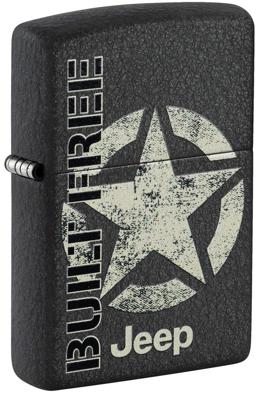 Zippo Jeep Windproof Pocket Fuel Refillable Lighter, BIS Certified