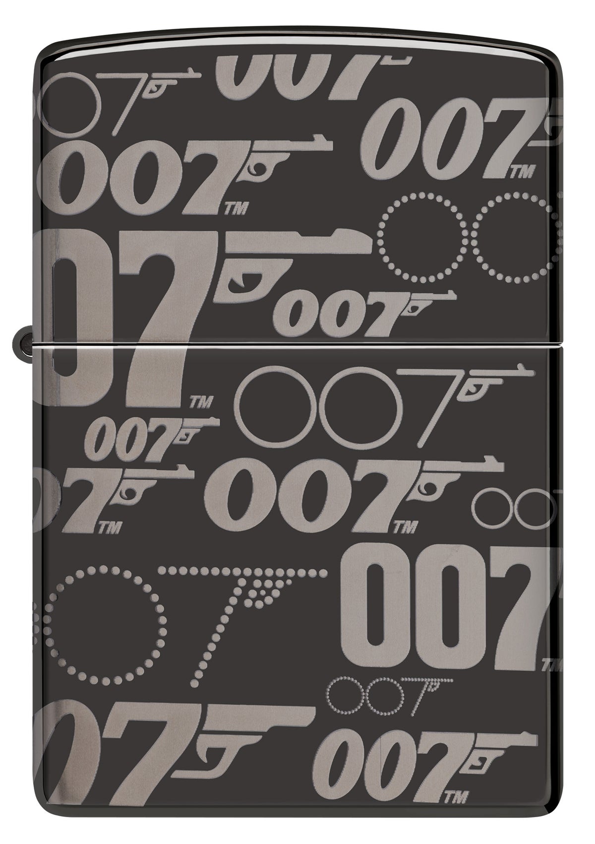 Zippo Bond BT 007 Gun Logo Windproof Pocket Fuel Refillable Lighter, BIS Certified