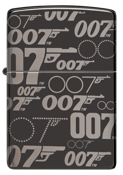 Zippo Bond BT 007 Gun Logo Windproof Pocket Fuel Refillable Lighter, BIS Certified