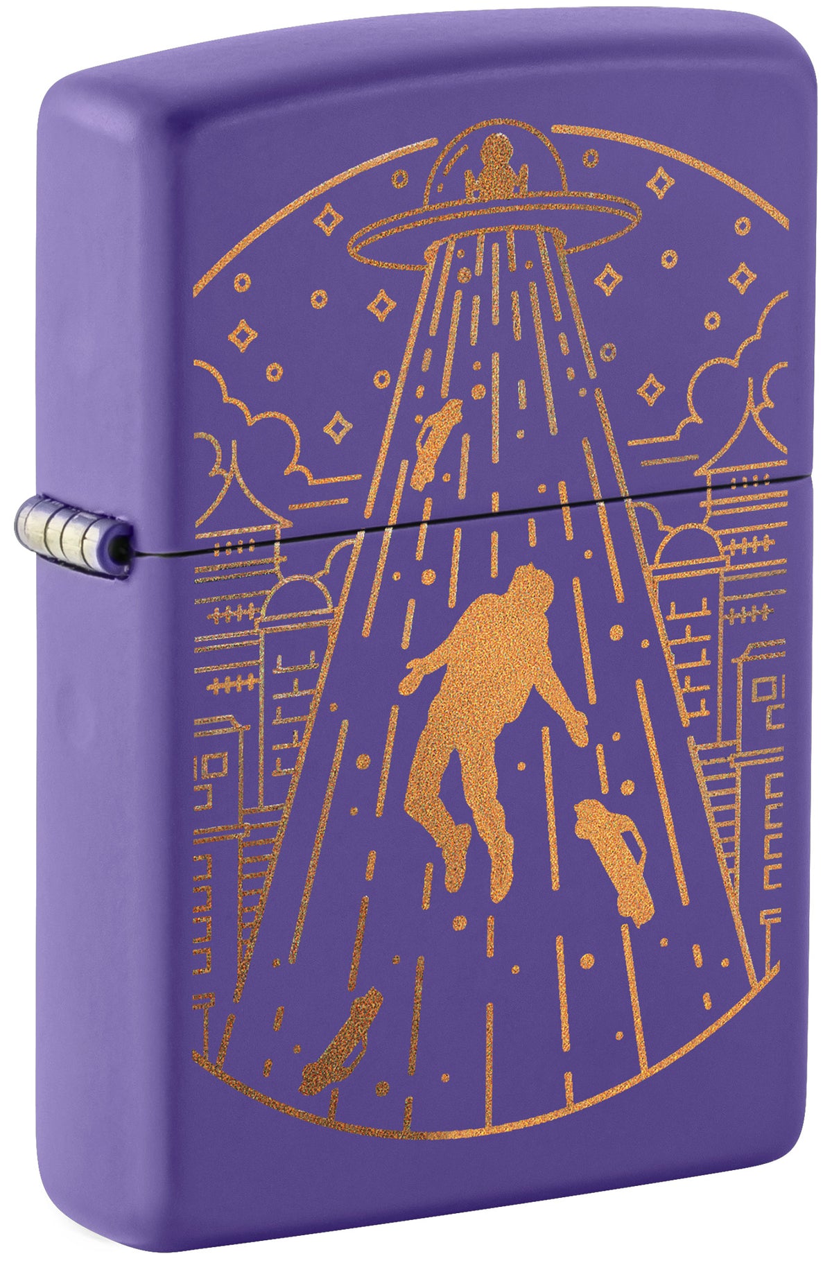 Zippo Abduction Design Windproof Pocket Fuel Refillable Lighter, BIS Certified