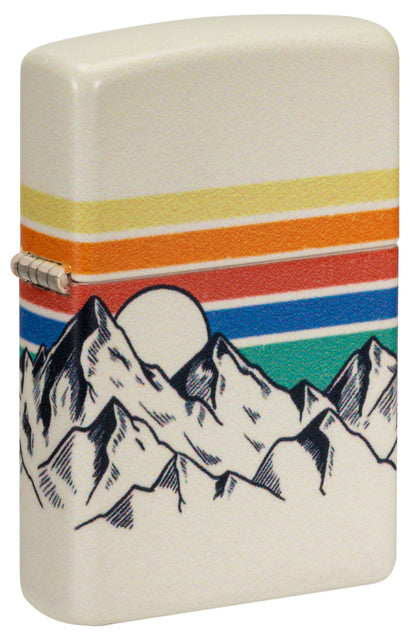 Zippo Mountain Design Model Windproof Pocket Fuel Refillable Lighter, BIS Certified