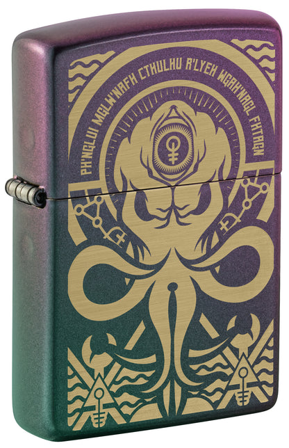 Zippo Evil Design Model Windproof Pocket Fuel Refillable Lighter, BIS Certified