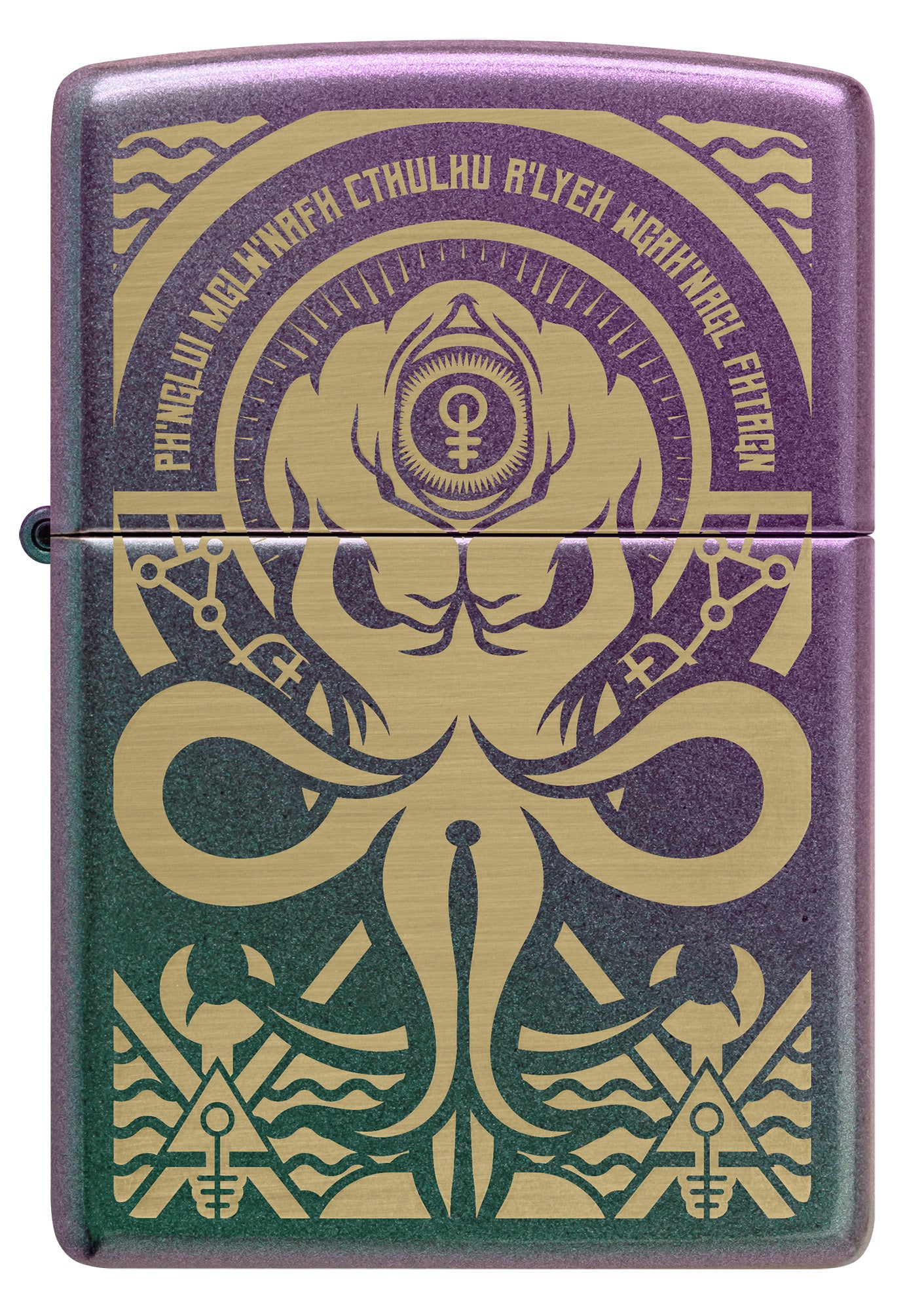 Zippo Evil Design Model Windproof Pocket Fuel Refillable Lighter, BIS Certified