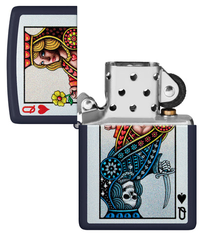 Zippo Queen Design Model Windproof Pocket Fuel Refillable Lighter, BIS Certified