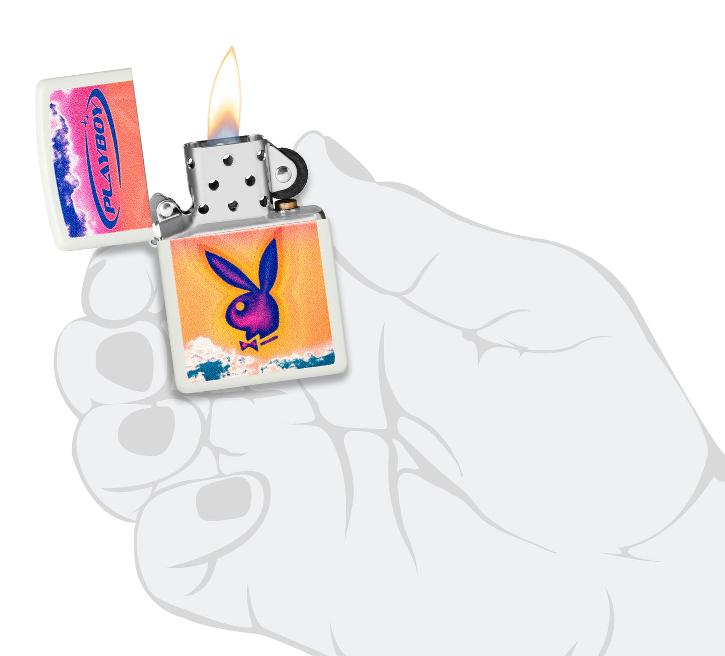 Zippo Playboy Model Windproof Pocket Fuel Refillable Lighter, BIS Certified