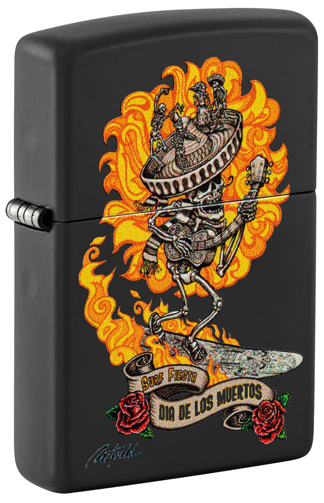 Zippo Rick Rietveld Model Windproof Pocket Fuel Refillable Lighter, BIS Certified