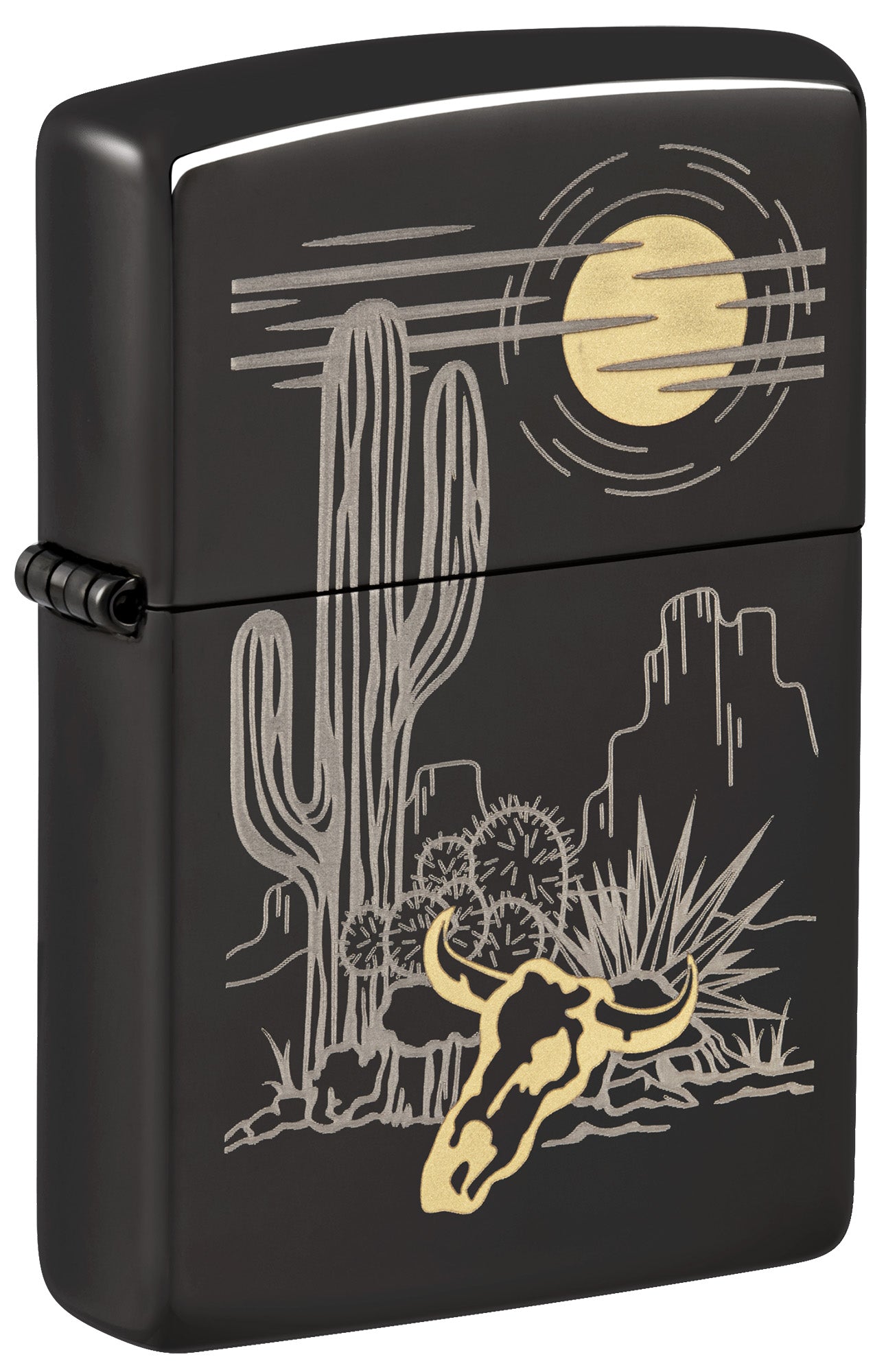 Zippo Western Design Model Windproof Pocket Fuel Refillable Lighter, BIS Certified