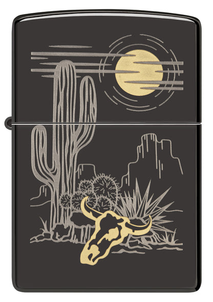 Zippo Western Design Model Windproof Pocket Fuel Refillable Lighter, BIS Certified