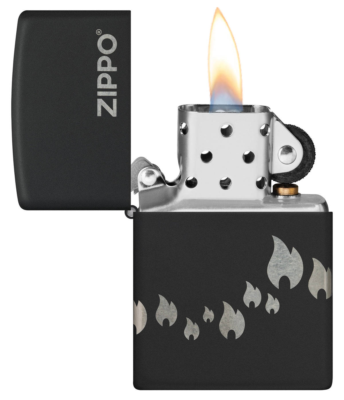 Zippo Design Windproof Pocket Fuel Refillable Lighter, BIS Certified