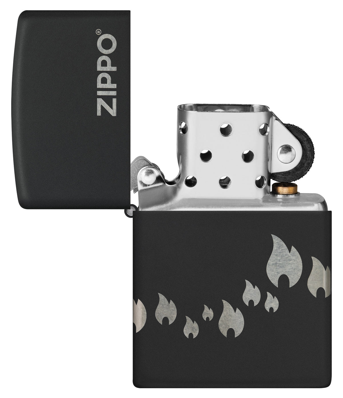 Zippo Design Windproof Pocket Fuel Refillable Lighter, BIS Certified