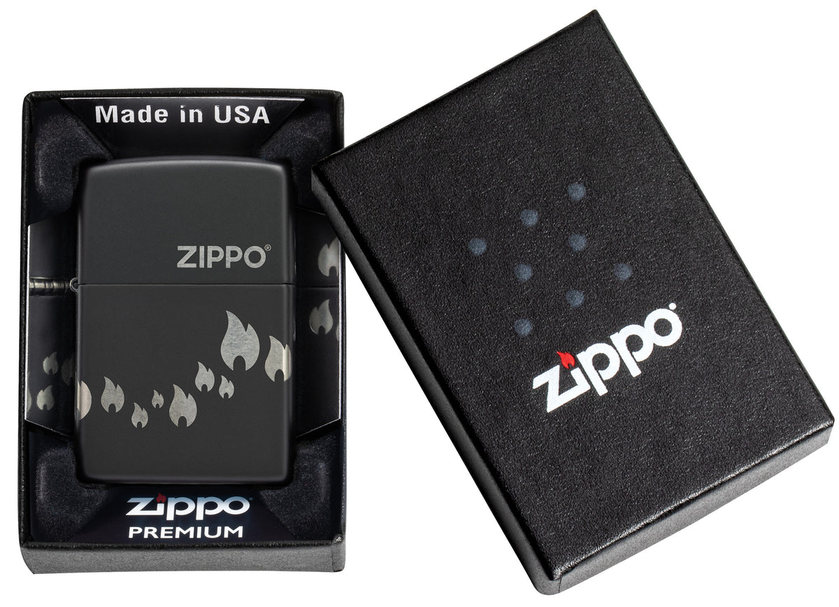 Zippo Design Windproof Pocket Fuel Refillable Lighter, BIS Certified