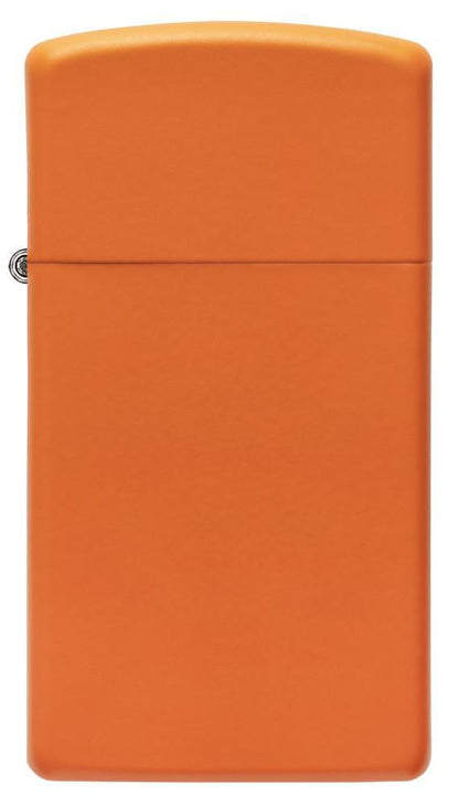 Slim Orange Matte Pocket Lighter
