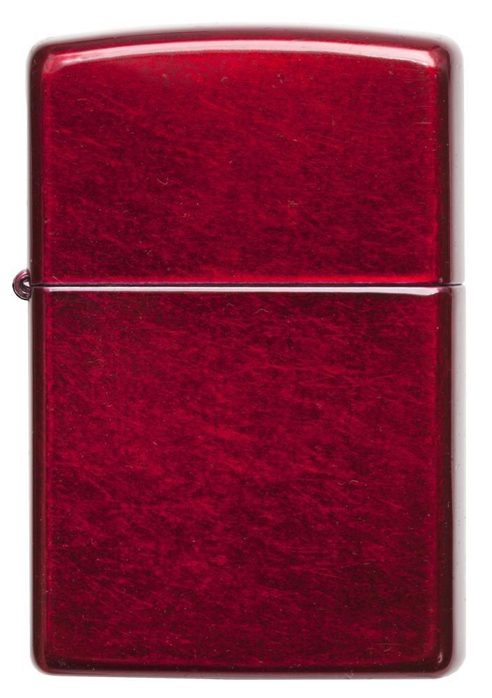 21063  Candy Apple Red Pocket Lighter