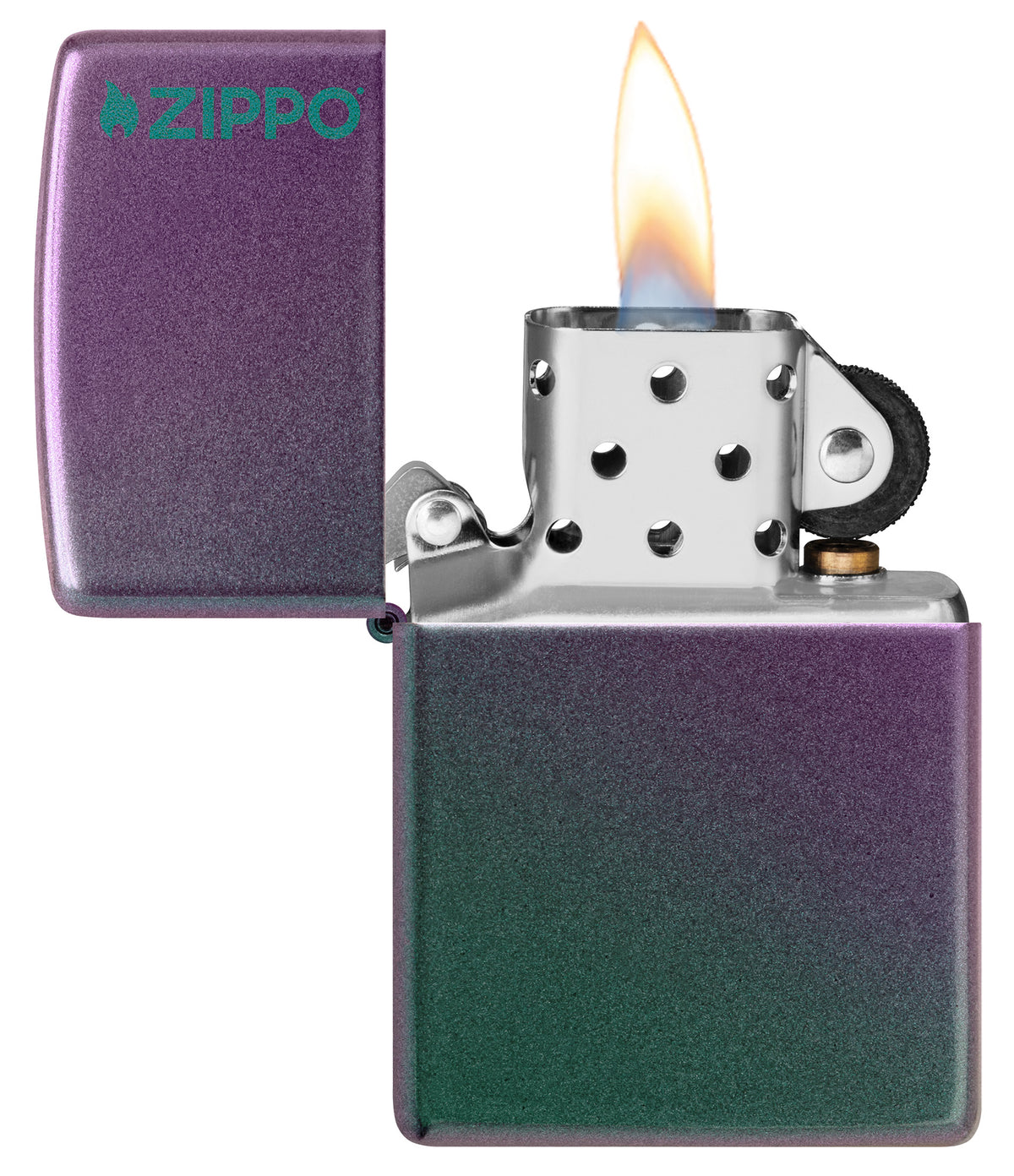 Zippo Logo Windproof Pocket Fuel Refillable Lighter, BIS Certified