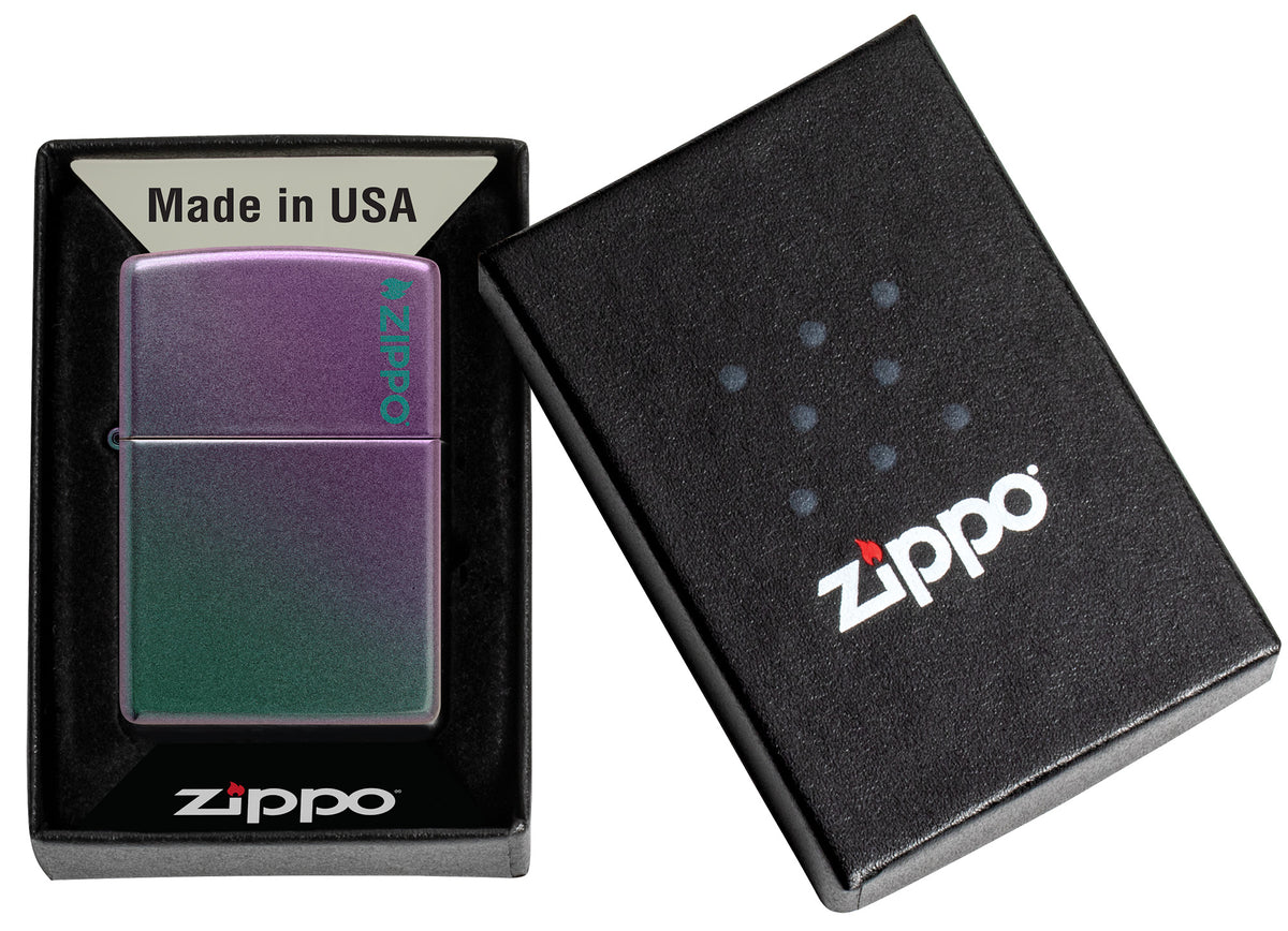 Zippo Logo Windproof Pocket Fuel Refillable Lighter, BIS Certified