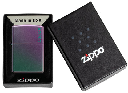 Zippo Logo Windproof Pocket Fuel Refillable Lighter, BIS Certified